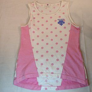 Descente Japan Women's Polka Dot Pink Tank Top Shirt M Medium CY-5611 Sleeveless